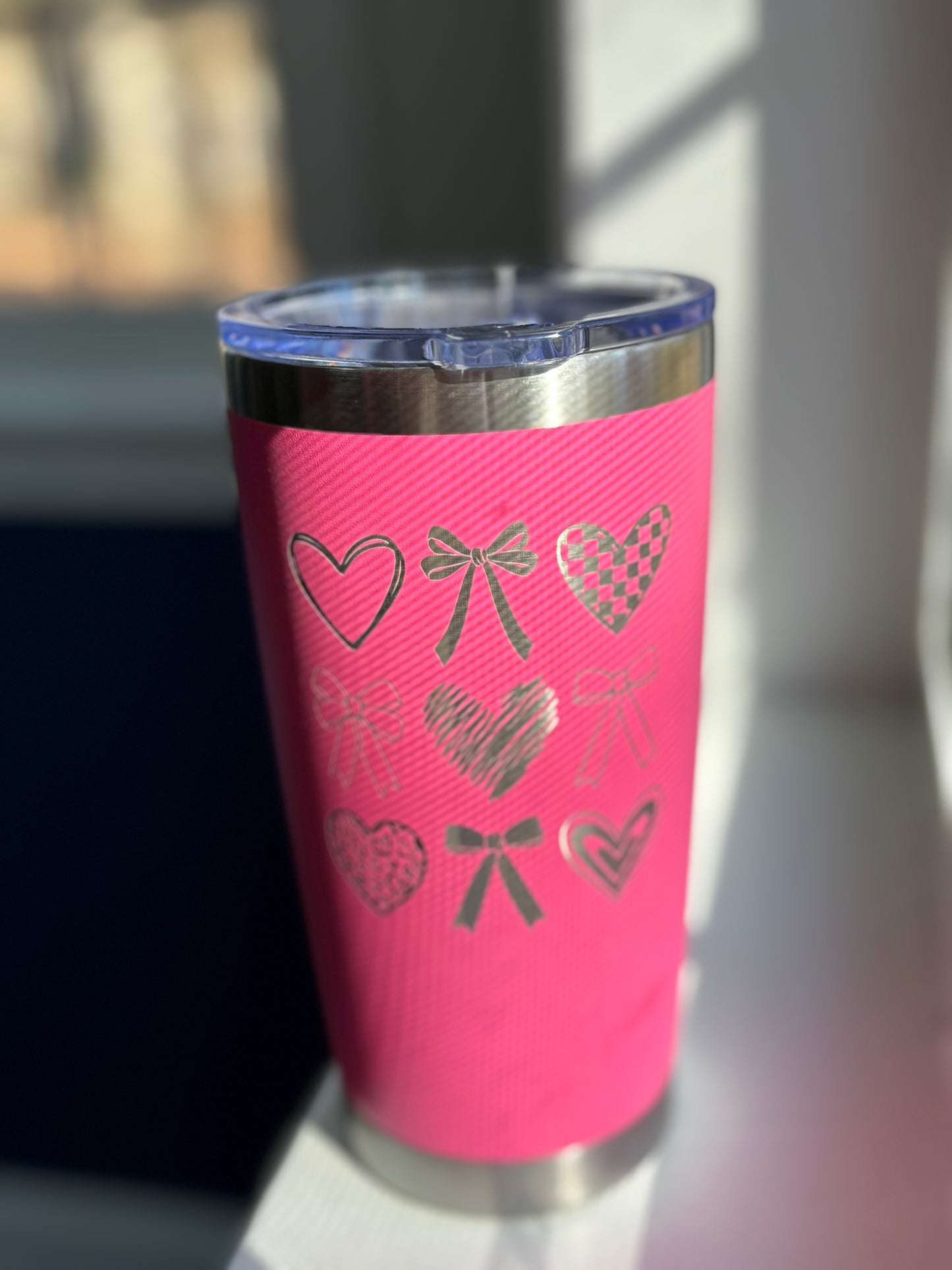 Heart/Bow Tumbler